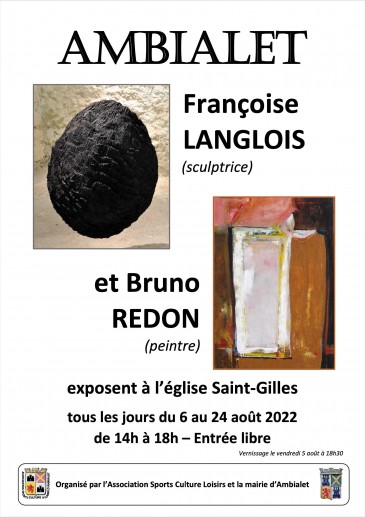 EXPOSITION ÉGLISE SAINT-GILLES : BRUNO REDON