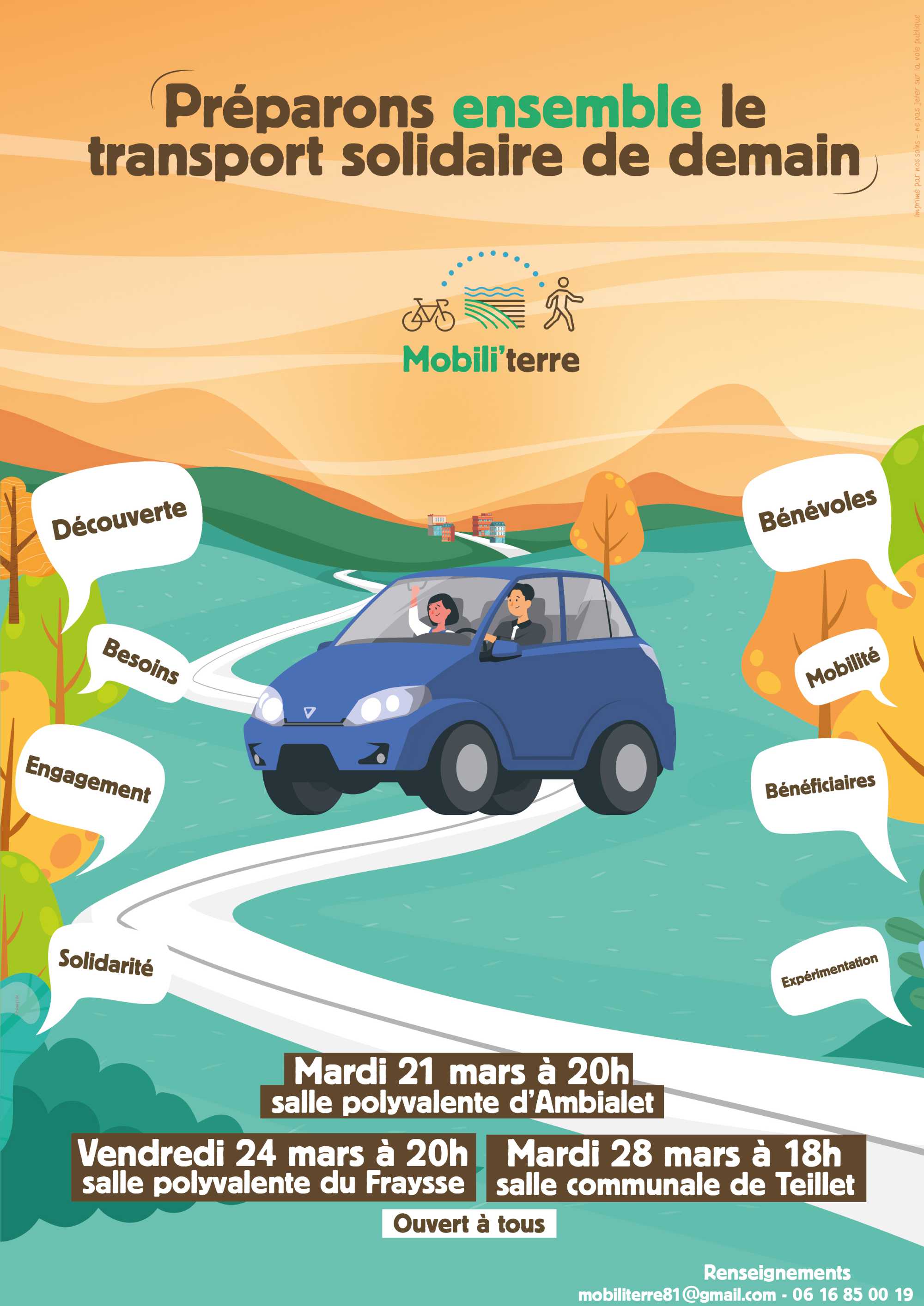 AMBIALET : Mobili'Terre mardi 21 mars 20h Salle Polyvalente