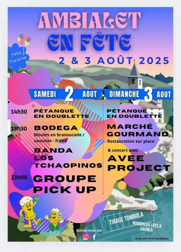 AMBIALET EN FÊTE - 2 & 3 Août 2025