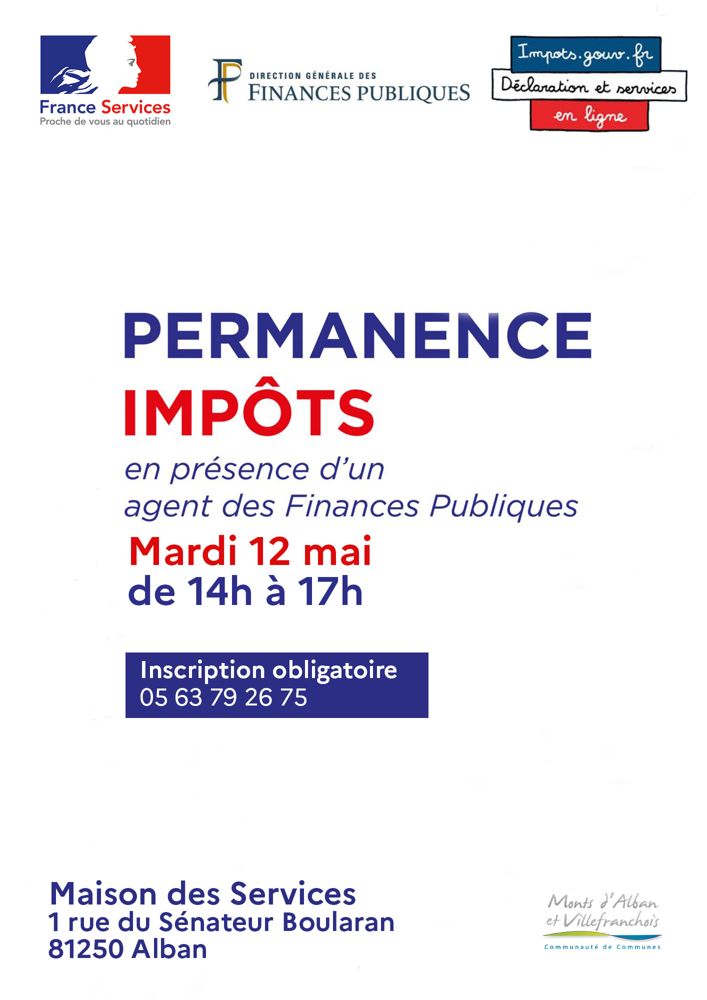 Permanencedu Centre des Impôts