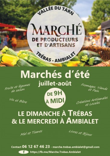 AMBIALET : MARCHÉ d'ÉTÉ de PRODUCTEURS et ARTISANS