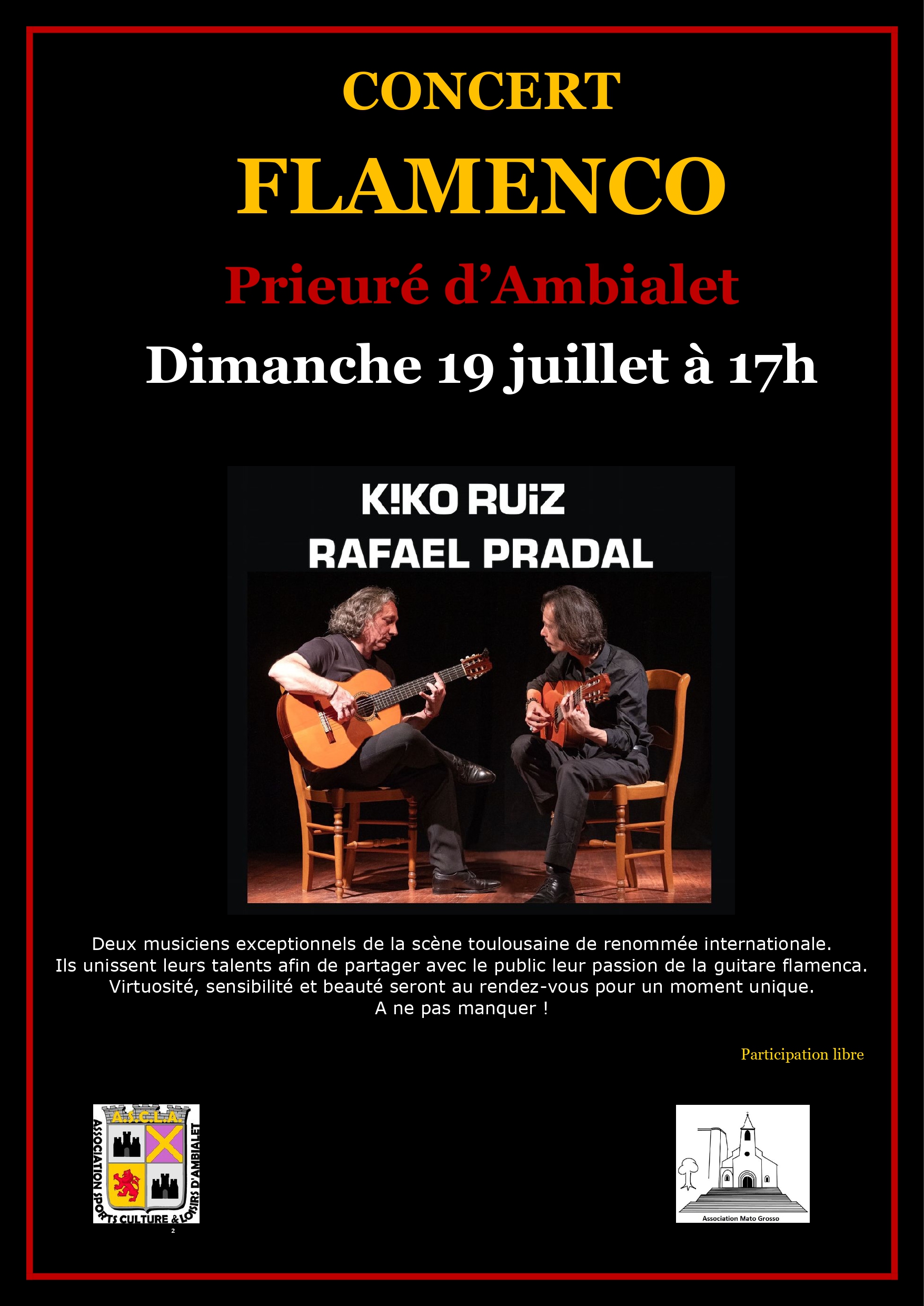 CONCERT DE FLAMENCO AU PRIEURÉ